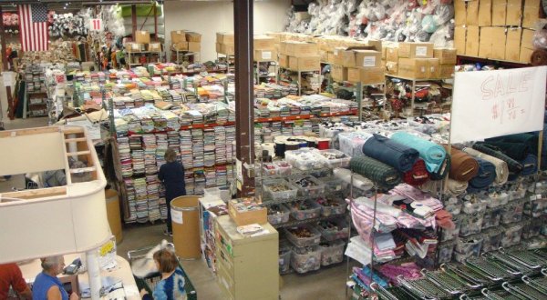The Massive Fabric Warehouse In Minnesota, SR Harris Fabric Outlet, Is A Crafter’s Dream Come True
