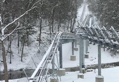 The Winter Coaster In Missouri That Will Take You Through A Snowy Mountain Wonderland