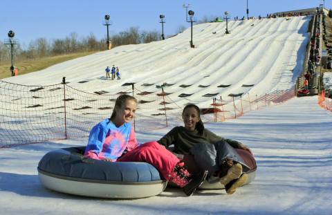 The Country's Most Underrated Snow Tubing Park In Indiana Is Paoli Peaks And It's A Blast To Visit
