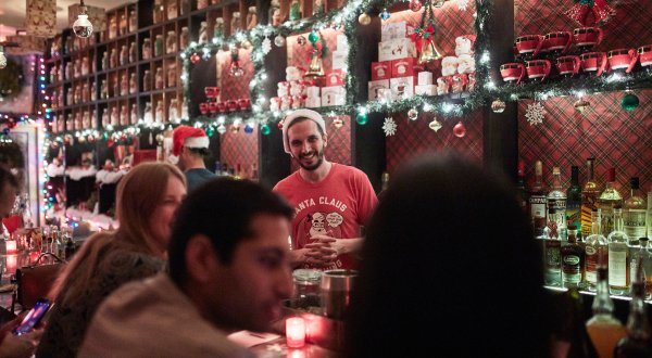 Get Into The Spirit Of The Season At This Christmas-Themed Bar In Rhode Island