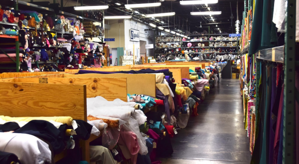 The Massive Fabric Warehouse In Massachusetts, Osgood Textile Company, Is A Crafter’s Dream Come True