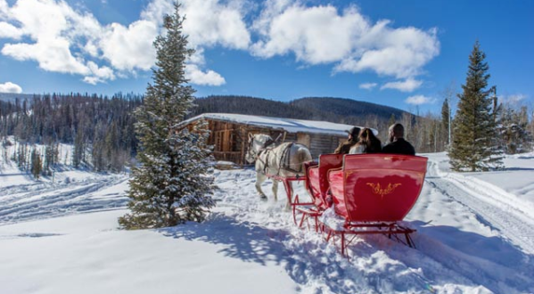 The Colorado Sleigh Ride That Takes You Through A Winter Wonderland