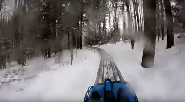 The Winter Coaster In New Hampshire That Will Take You Through A Snowy Mountain Wonderland