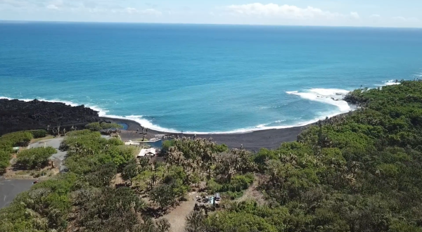 Hawaii’s Newest Black Sand Beach Is Just Begging To Be Visited