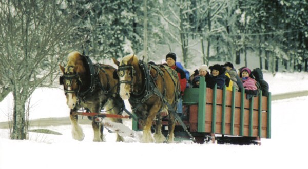 Soak Up The Best Of The Season With This Sleigh Ride In Maine
