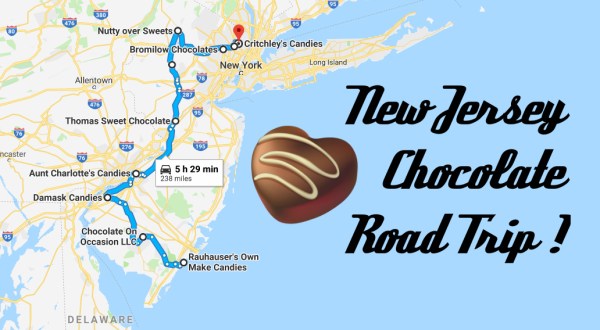 The Sweetest Road Trip in New Jersey Takes You To 9 Old School Chocolate Shops