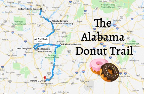 Take The Alabama Donut Trail For A Delightfully Delicious Day Trip