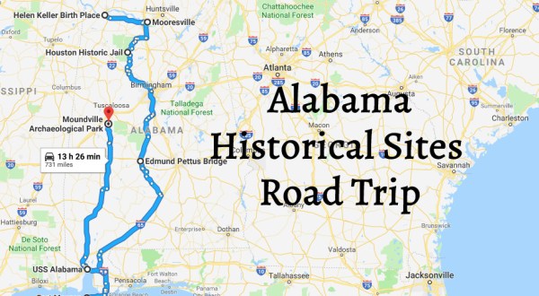 This Road Trip Takes You To The Most Fascinating Historical Sites In All Of Alabama