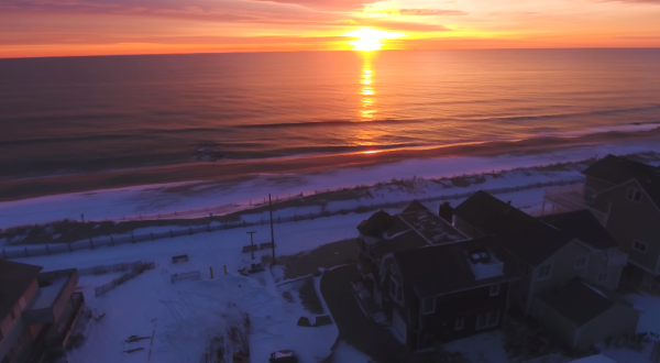A Drone Flew Over The Jersey Shore And Captured Mesmerizing Footage