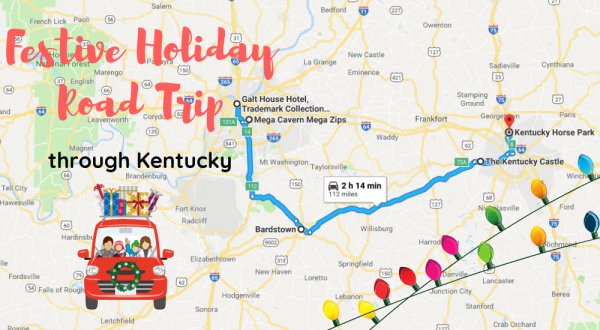 Turn Up The Christmas Music For This Festive Holiday Road Trip Around Kentucky
