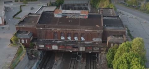 Drone Footage Captured At This Abandoned Rhode Island Train Station Is Truly Grim