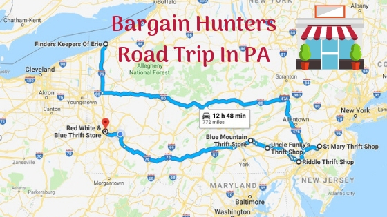 This Bargain Hunters Road Trip Will Take You To The Best Thrift Stores In Pennsylvania