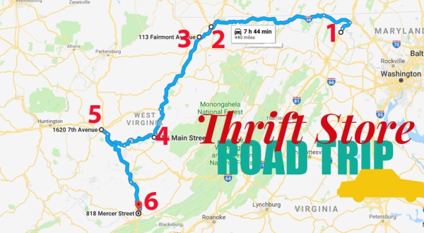 This Bargain Hunters Road Trip Will Take You To The Best Thrift Stores In West Virginia