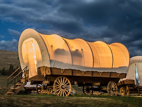You Can Spend The Night In A Covered Wagon At This Unique Campsite In Northern California