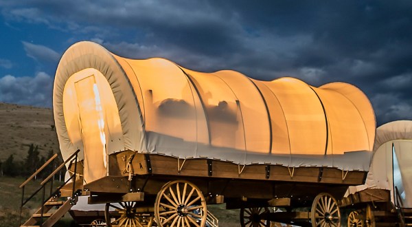 You Can Spend The Night In A Covered Wagon At This Unique Campsite In Northern California