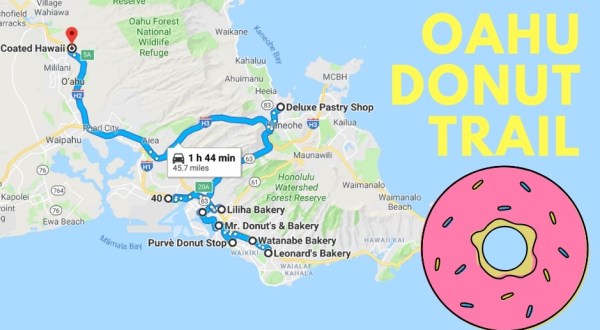 Take The Hawaii Donut Trail For A Delightfully Delicious Day Trip
