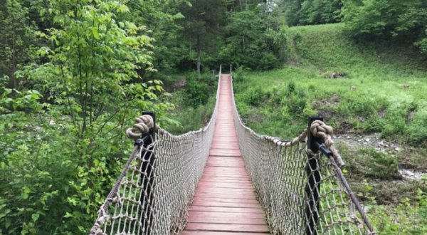 6 Swinging Bridge Trails In Ohio That Offer The Perfect Amount Of Adventure