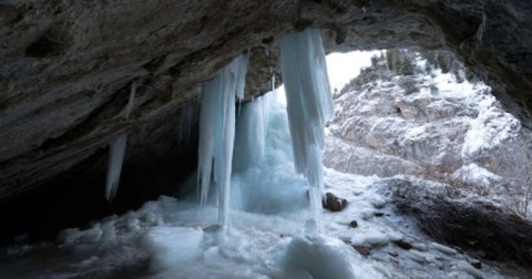 A Trip Inside Colorado's Frozen Cave Is Positively Surreal