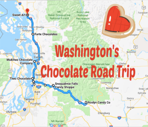 The Sweetest Road Trip in Washington Takes You To 9 Old School Chocolate Shops