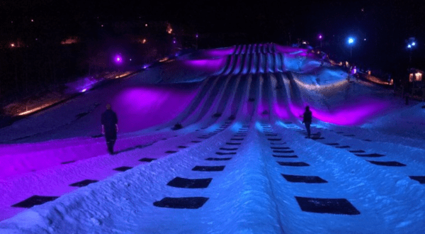 A Northern Lights Themed Tube Park, Massanutten Resort, Is A Fantastic Winter Adventure In Virginia