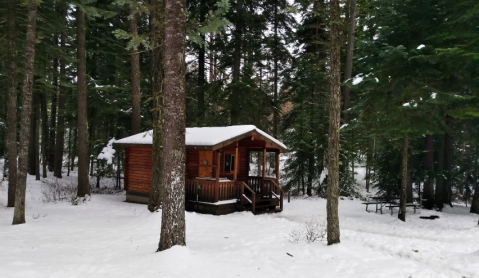 These Cozy Log Cabins In Oregon Are Calling Your Name