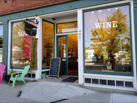 The Hours Will Slip Away From You At This Maine Yarn Store That's Also A Wine Shop