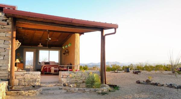 You Can Spend The Night In Mining Ruins Overlooking The West Texas Desert