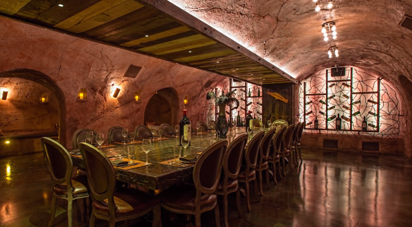 The Underground Wine Cave At Rails Steakhouse In New Jersey You’ll Want To Visit