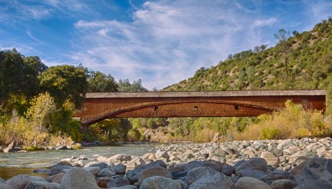 9 Undeniable Reasons To Visit The Oldest And Longest Covered Bridge In Northern California