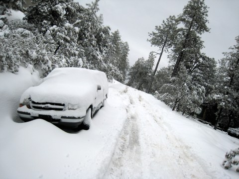 Non-Stop Snow And Cold Have Been Hitting Arizona – And There’s More Coming