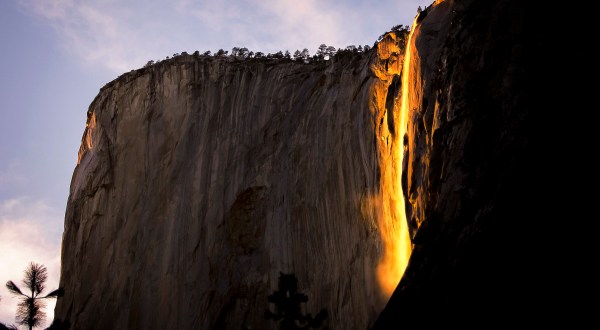 This Waterfall Of Fire In Northern California Needs To Be Seen To Be Believed