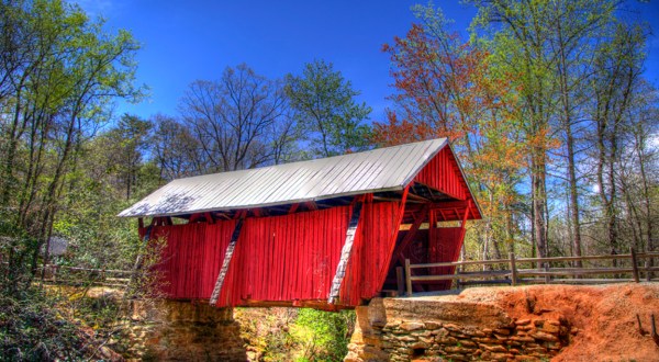 7 Undeniable Reasons To Visit The Oldest And Longest Covered Bridge In South Carolina