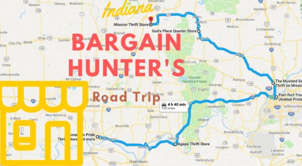 This Bargain Hunters Road Trip Will Take You To The Best Thrift Stores In Indiana