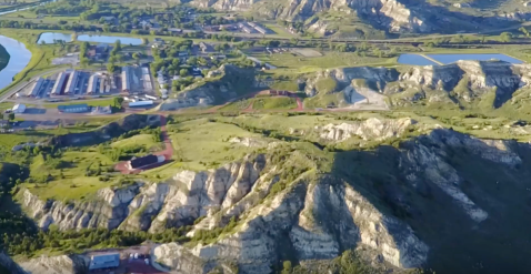 A Drone Flew Over A State Park In North Dakota And Captured Gorgeous Footage