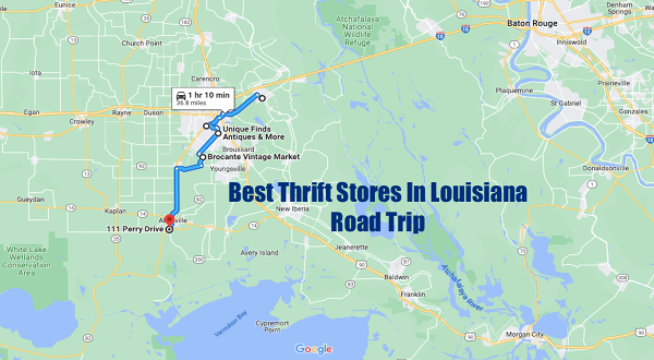 This Bargain Hunters Road Trip Will Take You To The Best Thrift Stores In Louisiana