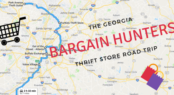 This Bargain Hunters Road Trip Will Take You To The Best Thrift Stores In Georgia