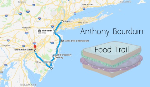 New Jersey Has An Anthony Bourdain Food Trail And It's Everything You Could Imagine And More