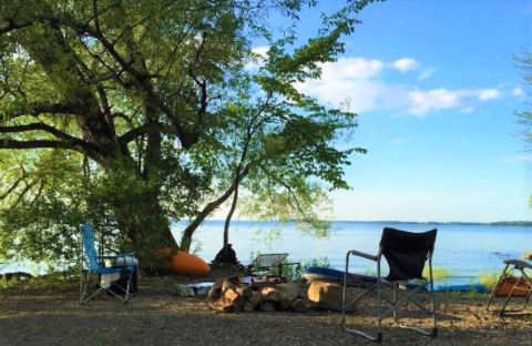 The Isolated Island In Vermont That's A Camper's Dream Come True