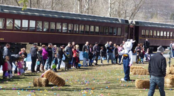 This Colorful Easter Egg Train Ride Is A Springtime Adventure In Pennsylvania You’re Sure To Love