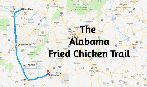 7 Stops Everyone Must Make Along Alabama's Fried Chicken Trail