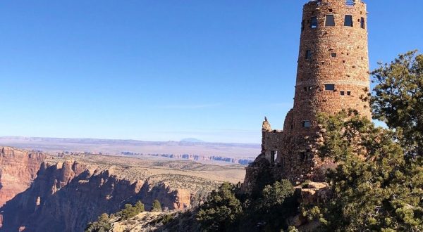 You Can Gaze 100 Miles Into The Grand Canyon At This Unique Watchtower In Arizona