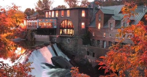 This Waterfall Restaurant In Vermont Is The Most Enchanting Place To Dine