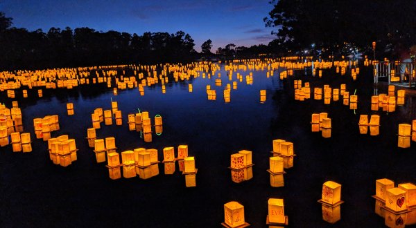 The Water Lantern Festival In Cincinnati That’s A Night Of Pure Magic