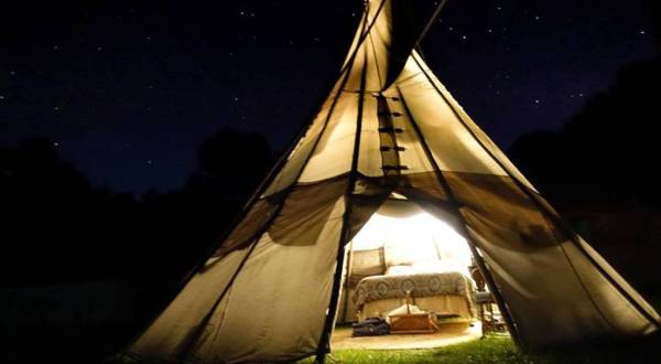 Spend The Night Under A Teepee At This Unique Missouri Campground