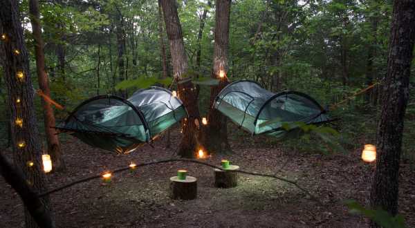 Escape To The Woods For An Unforgettable Night Of Camping At This Airbnb In Missouri