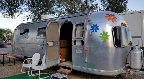 Spend The Night In A Vintage Trailer At This Unique Route 66 Park In New Mexico