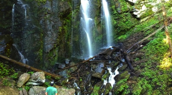 You May Feel Like You’re In Hawaii Viewing This Lush, Green Waterfall In South Carolina