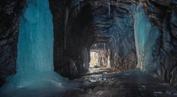 This Connecticut Tunnel Completely Transforms During The Coldest Winter Days