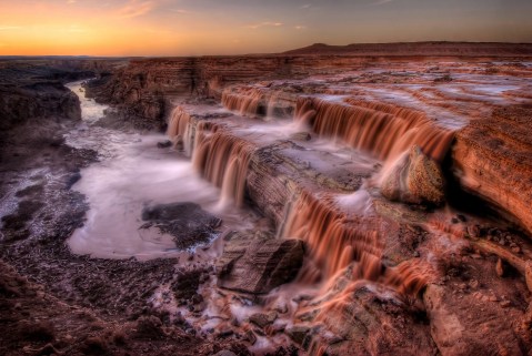 Arizona's Chocolate Waterfall Is Truly A Sight To See Before It's Gone