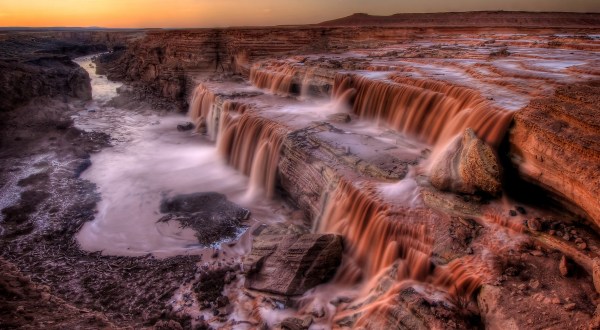 Arizona’s Chocolate Waterfall Is Truly A Sight To See Before It’s Gone